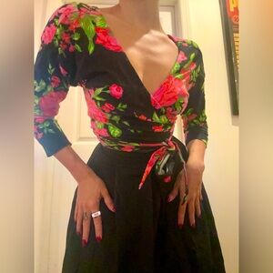 Betsey Johnson wrap top